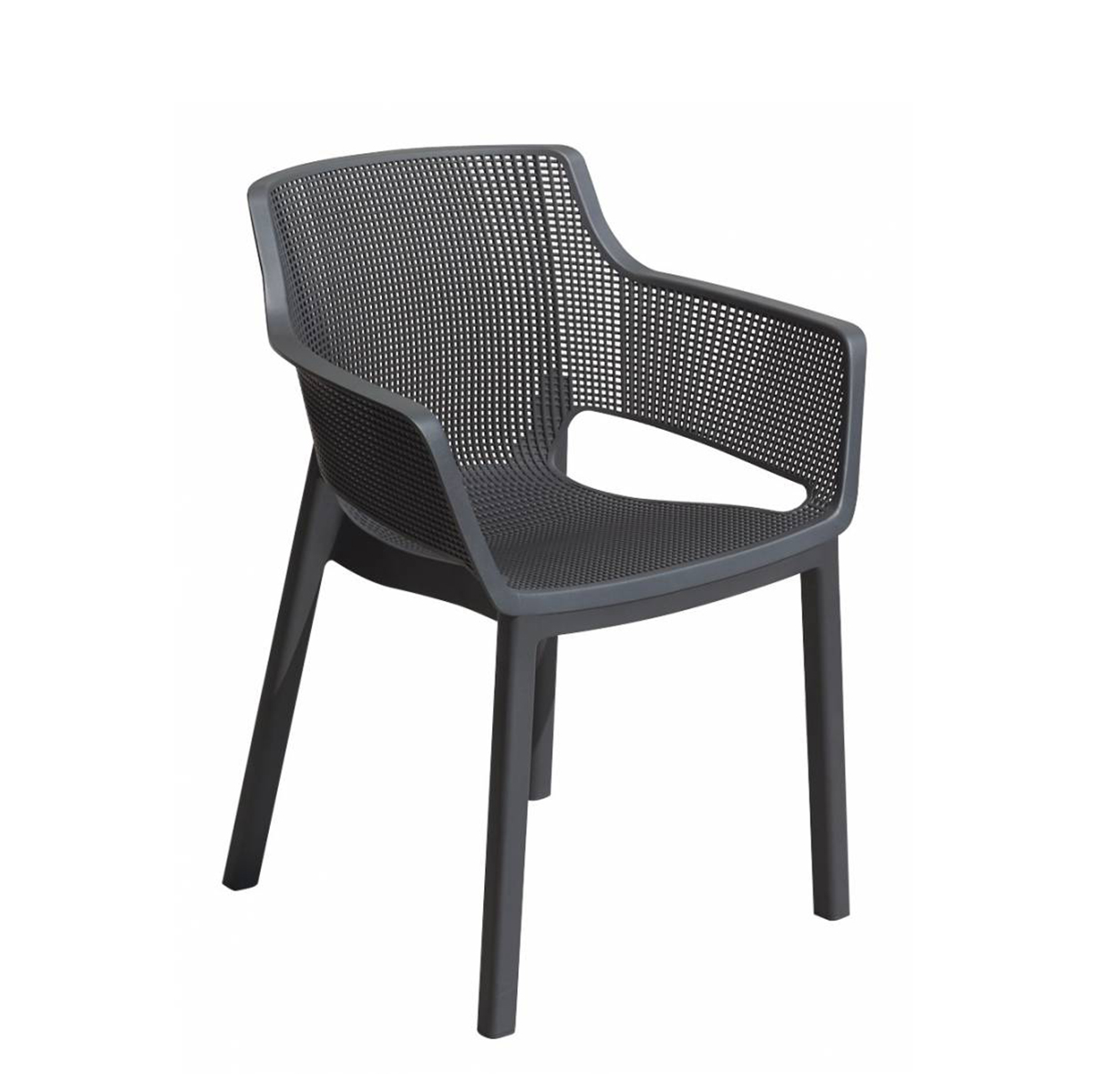 Стул Elisa chair графит стул садовый keter sicilia graphit 79х58х56 см полипропилен серый