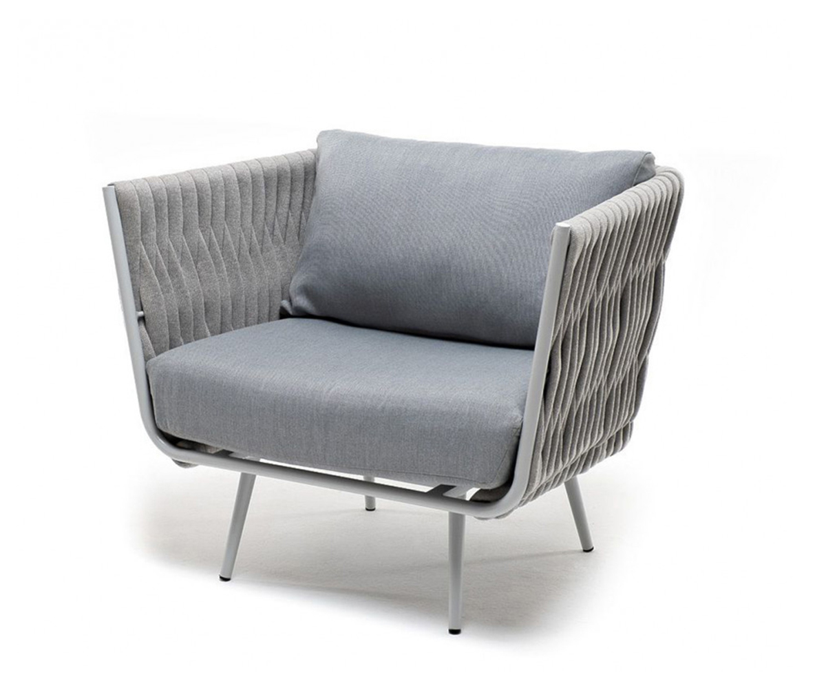 Кресло из роупа Монако светло-серый кпб фэнтези серый р cем с простыней на резинке 180х200