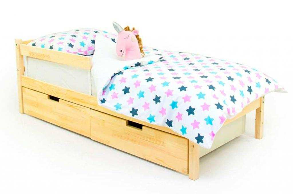 Детская кровать Бельмарко Svogen Classic натура с бортиком детская кровать домик мягкая бельмарко svogen
