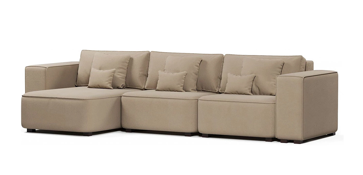 Угловой диван Сиэтл 1 прямой диван принстон микровельвет коричневый