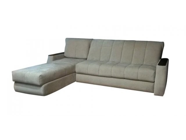 Угловой диван с большим спальником