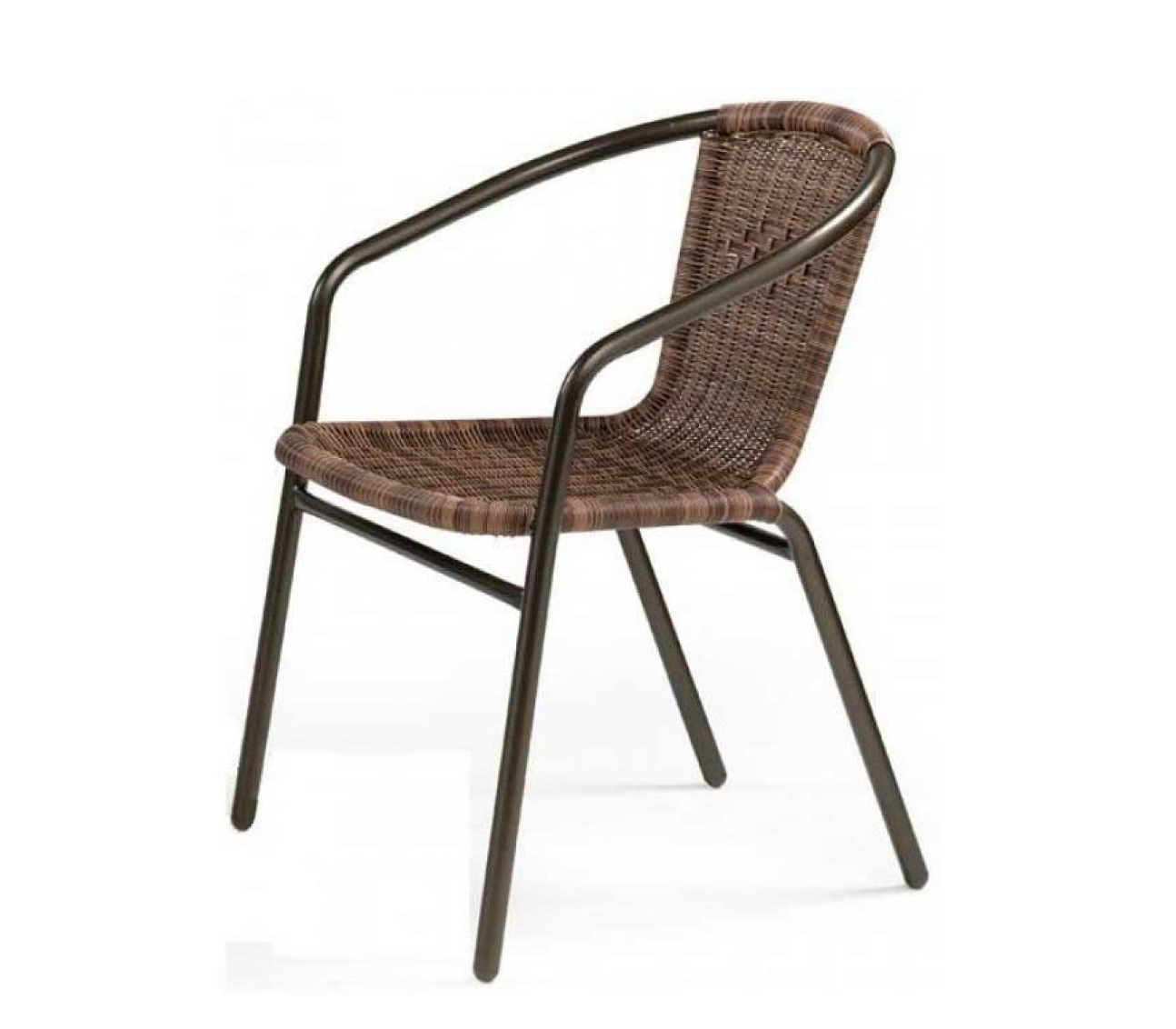 Стул плетеный Асоль CDC02 Brown плетеный стул из роупа бордо серый