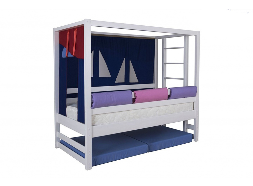 Детская кровать Мореход детская кровать бриони велюр голубой