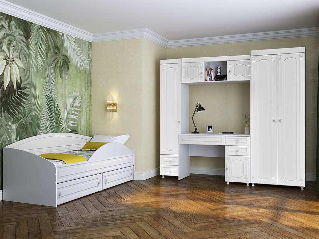 Детская комната Афина 3 комплект мебели t256a y380a w53 brown афина