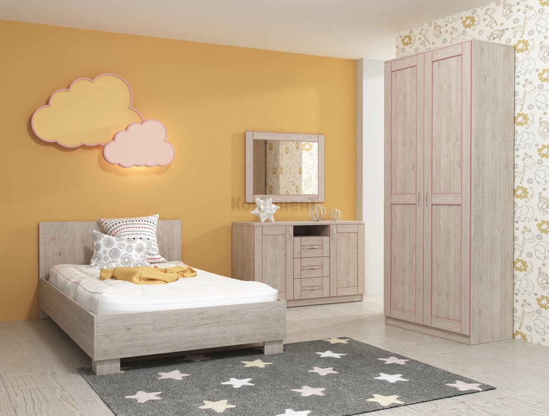 Детская спальня Радуга-4 наволочки радуга персик р 50х70