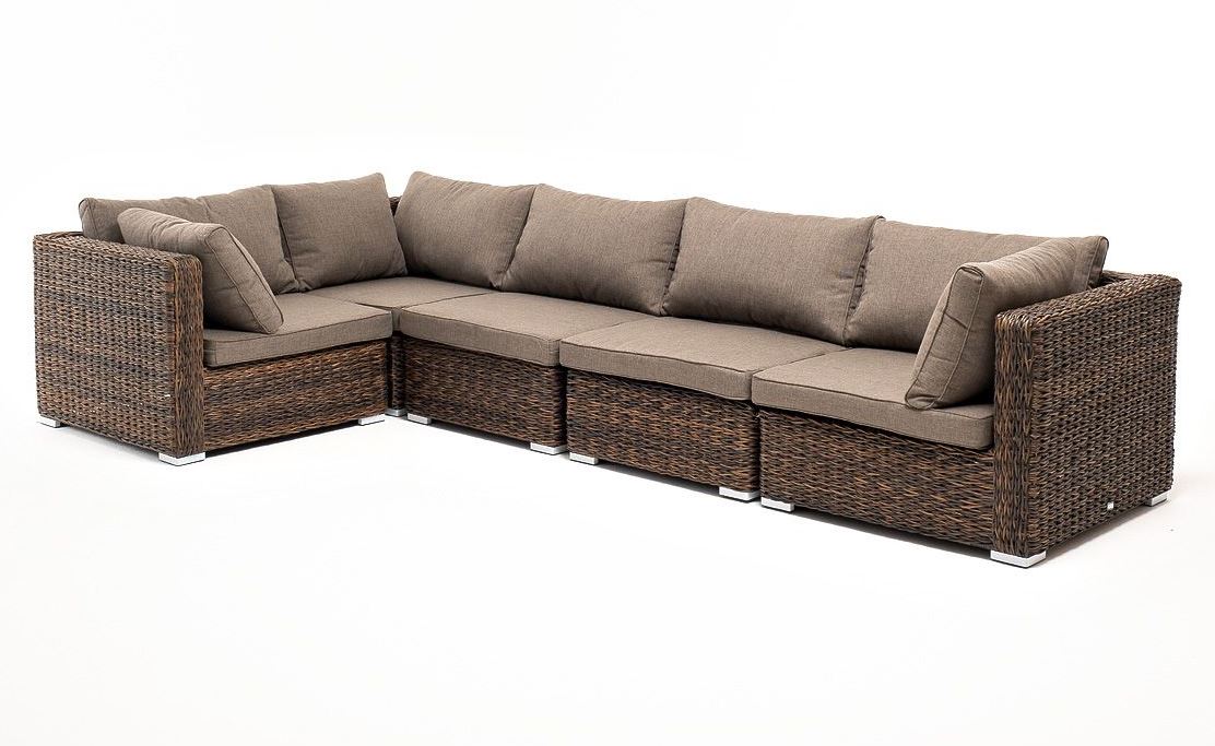 Трансформирующийся диван Лунго гиацинт коричневый двухместный диван из искусственного ротанга капучино гиацинт коричневый