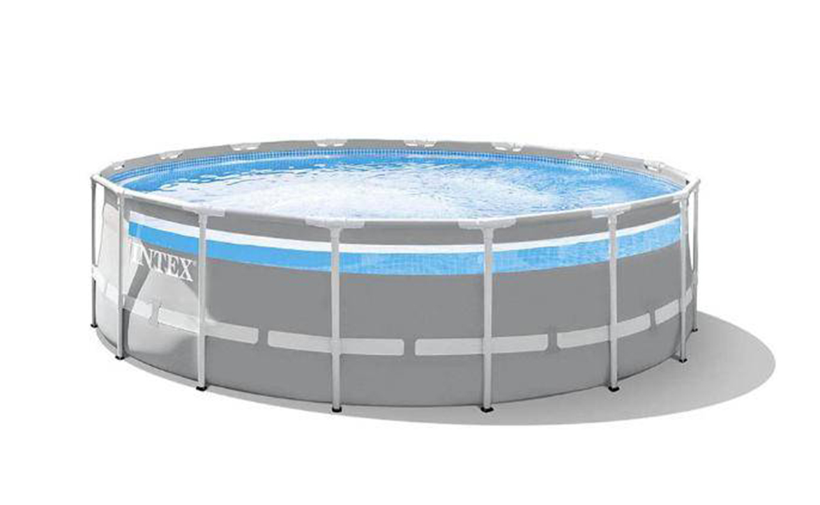Каркасный бассейн Prism Frame Intex 427х107 см вода пилигрим 19 литров в одноразовой таре