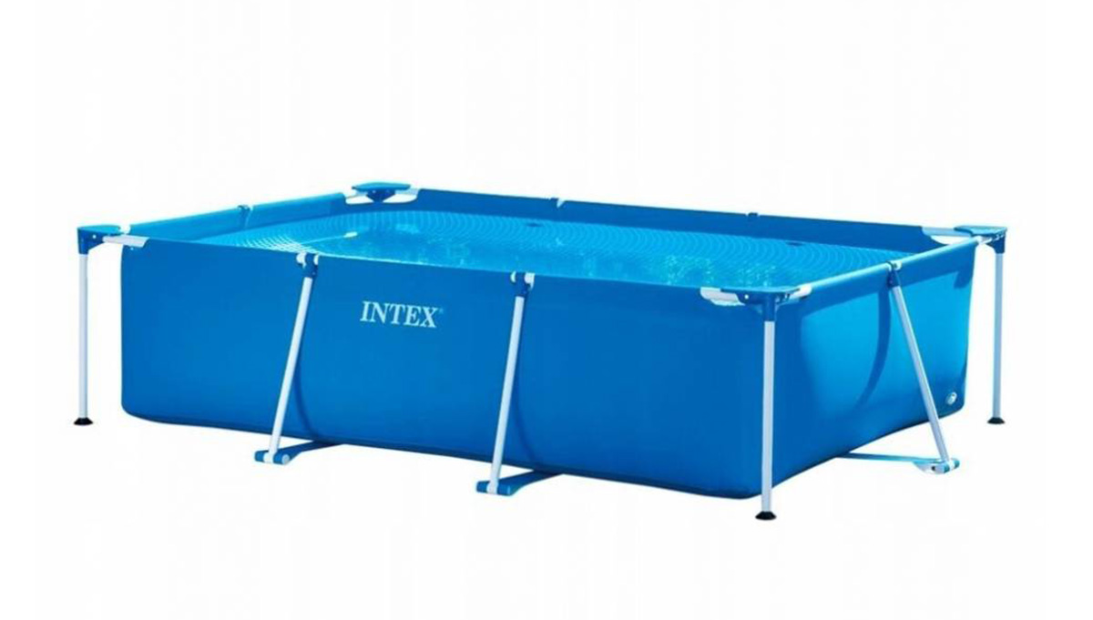 Каркасный прямоугольный бассейн Intex 300х200х75 см бассейн каркасный intex rectangular frame 28272 300х200х75 см
