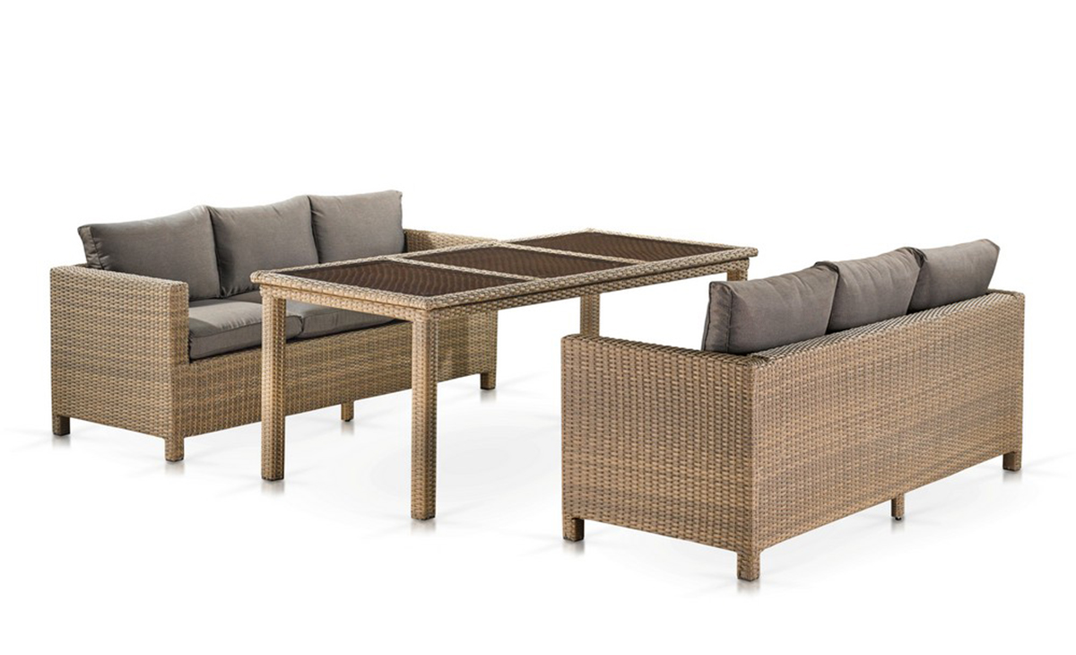 Комплект плетеной мебели T365/S65B-W65 Light Brown Афина набор мебели фьюжн