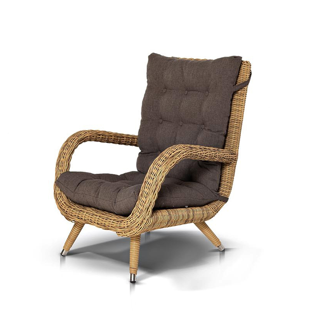 Кресло из искусственного ротанга Толедо соломенное кресло из искусственного ротанга толедо серое
