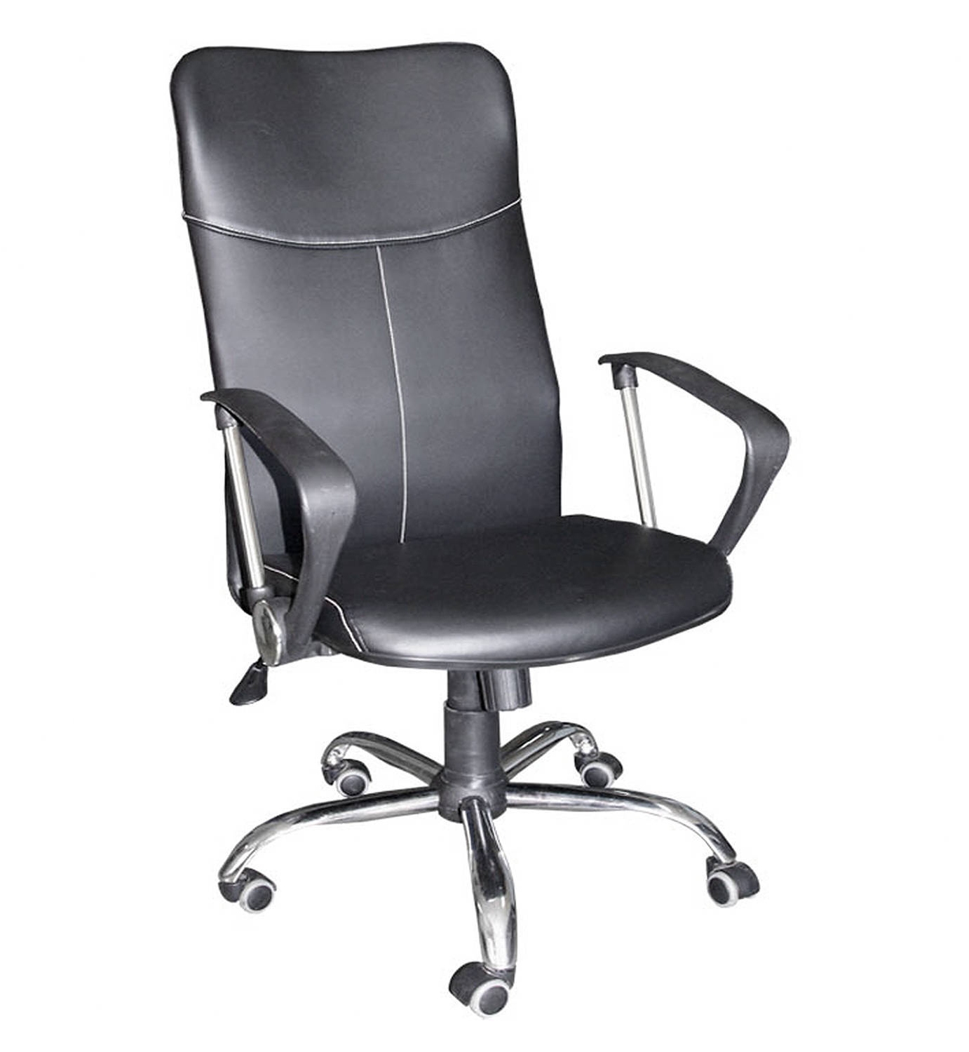 Кресло руководителя direct 3012h, экокожа, цвет черный