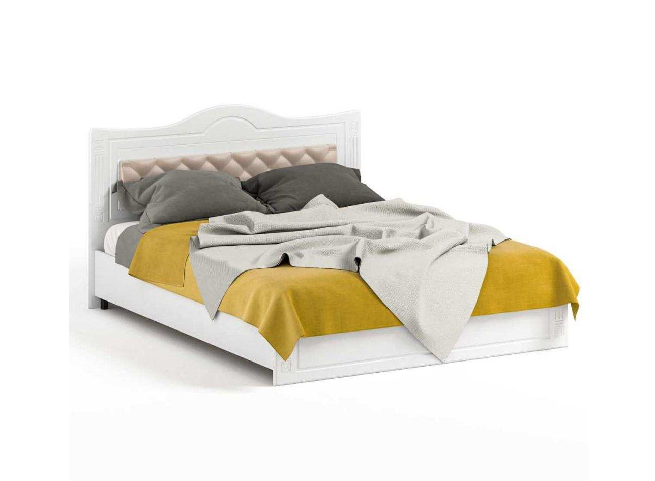 Кровать Афина АФ-9 с мягким изголовьем комплект плетеной мебели t347 s65a w53 brown афина