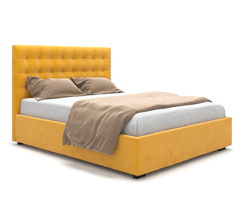 Интерьерная кровать Финлав двуспальная кровать эко натуральный 140х200 см 41 см