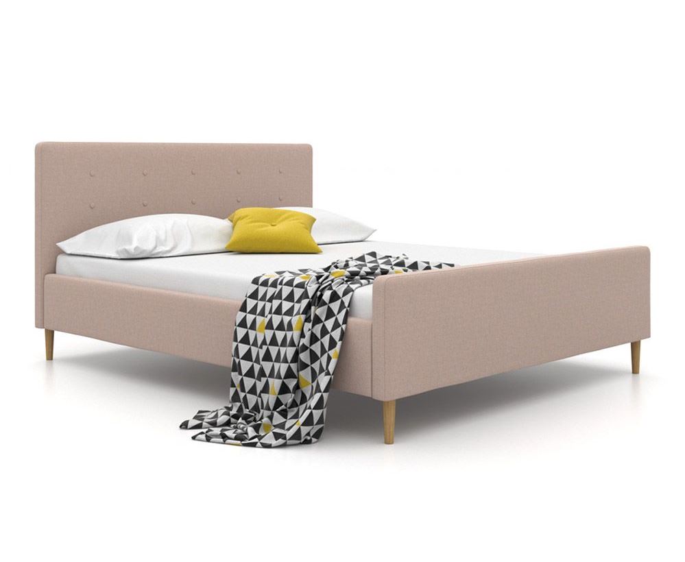 Интерьерная кровать Канди двуспальная кровать эко натуральный 140х200 см 41 см