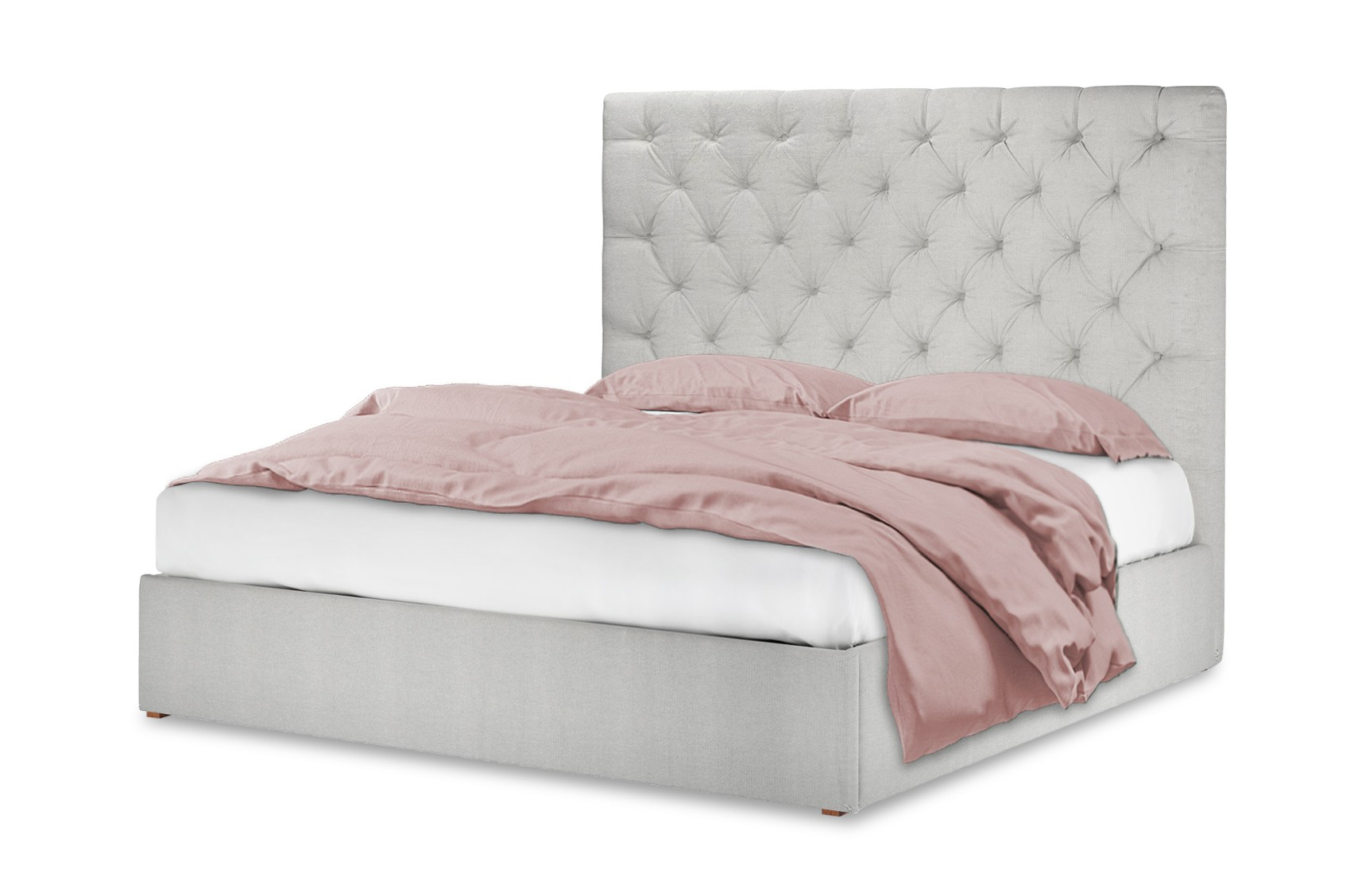 Интерьерная кровать Сиена кровать соня вариант 4 с защитой по центру выкатные ящики приобретаются отдельно лаванда