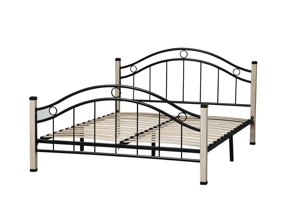 Двуспальная кровать Скарлетт наматрасник меринос premium р 160х200