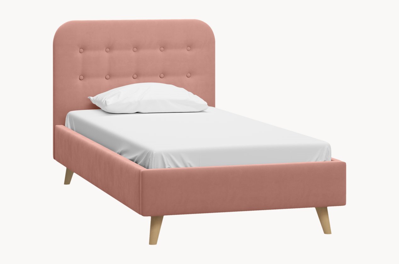 Интерьерная кровать Велди двуспальная кровать эко натуральный 140х200 см 41 см