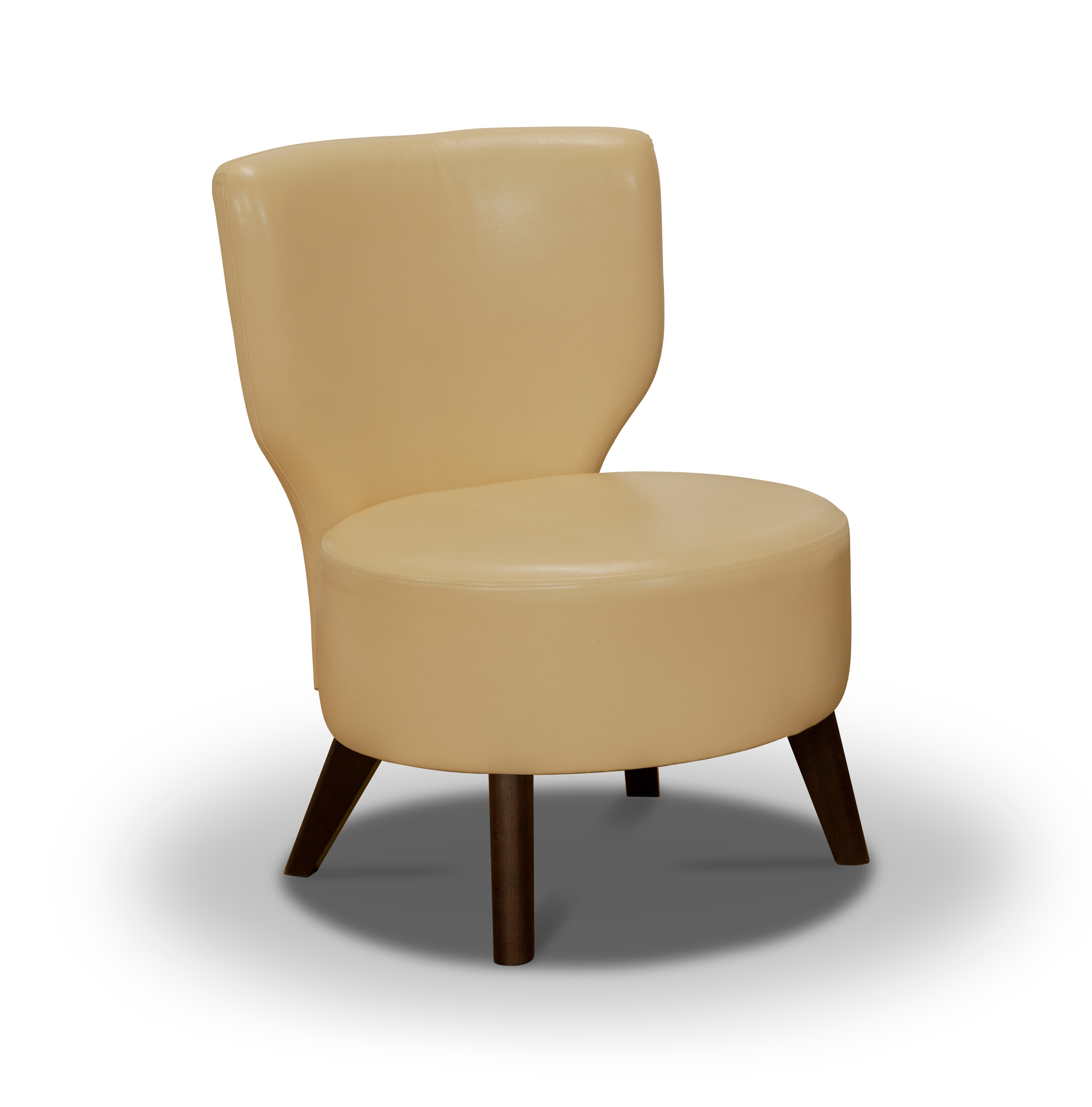 Круглое кресло Ярина пуговицы деревянные 4 прокола d 15 мм 20 шт бренди