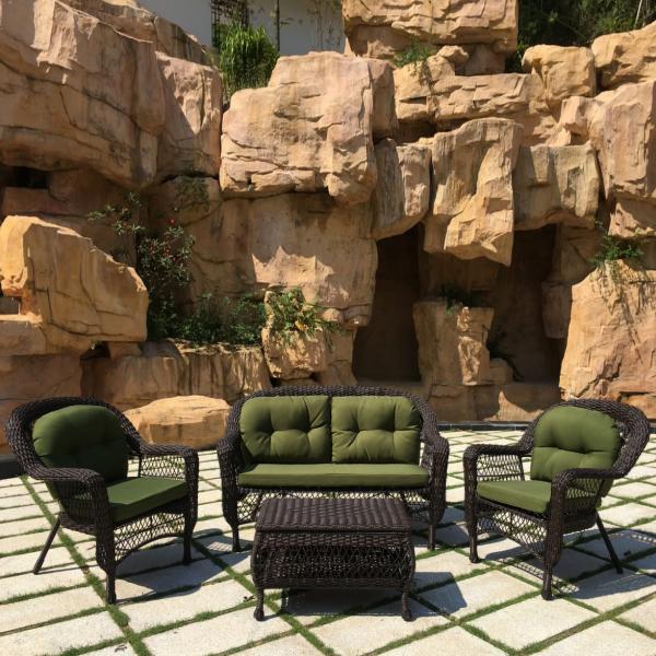 Комплект мебели из искусственного ротанга LV520BG Brown/Green портативная акустика huawei sound joy green