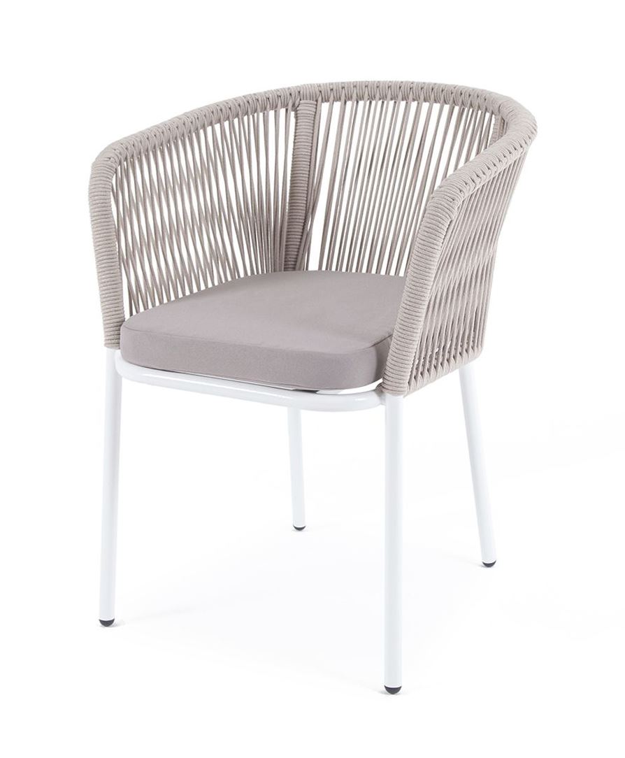 Плетеный стул из роупа Марсель бежевый лента атласная 10 мм × 23 ± 1 м бежевый 67