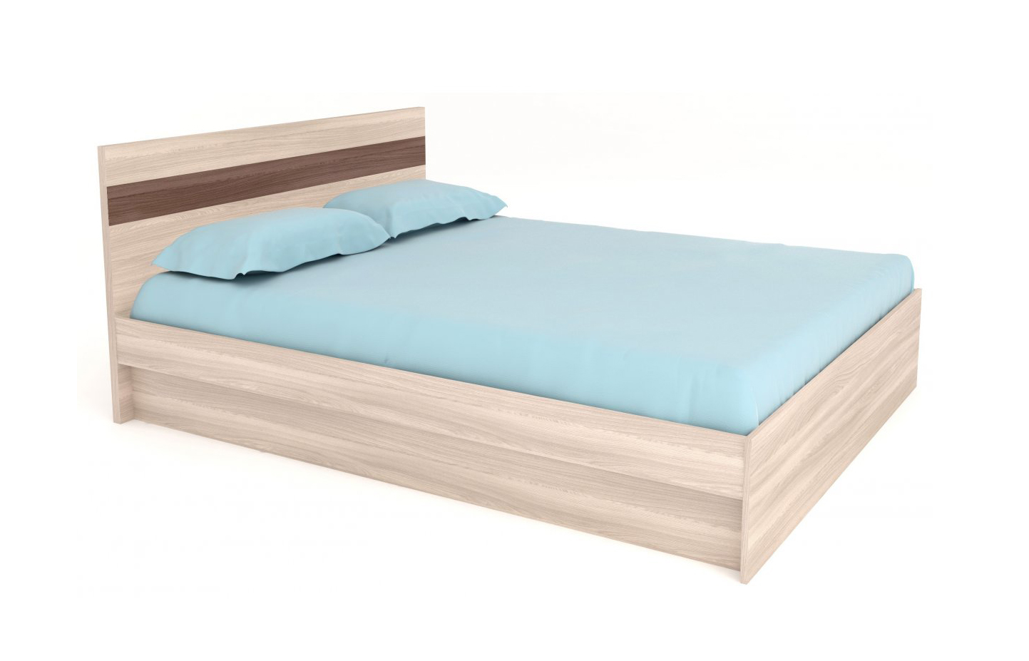 Кровать Милена двуспальная кровать натура дуб табачный craft экокожа 180х200 см анатомическое основание с подъемным механизмом