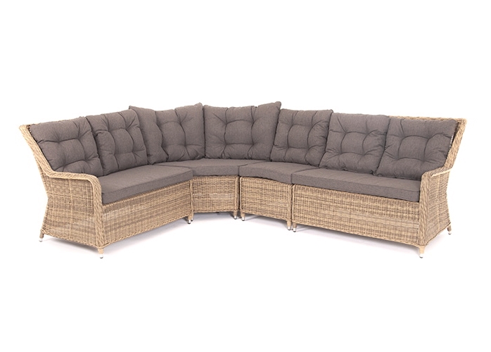 Модульный диван из ротанга Бергамо плетеный обеденный стол бергамо brown