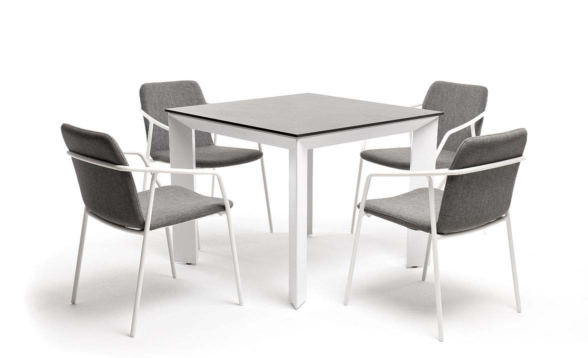 Обеденная группа Венето на 4 персоны со стульями Марокко обеденная группа bella voglie white 180 антрацит