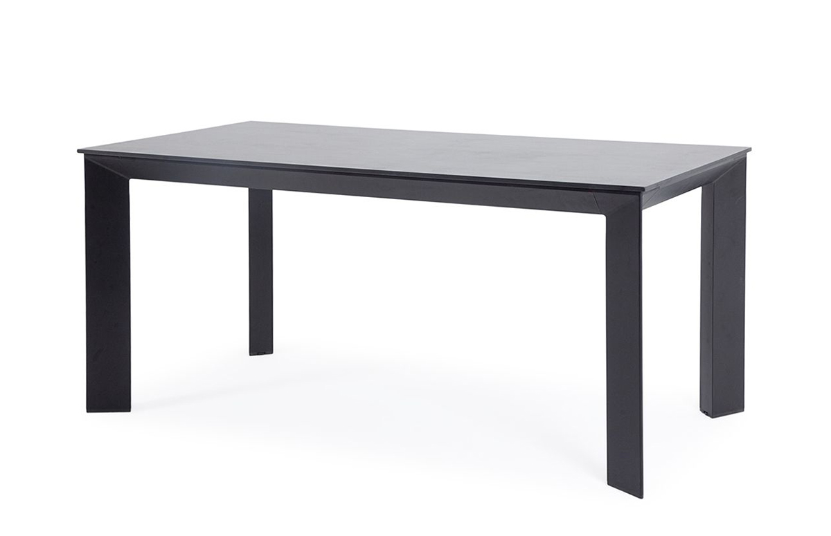 Обеденный стол из HPL 240 Венето серый гранит цифры на дверь 6 чёрный amig артикул 6 4