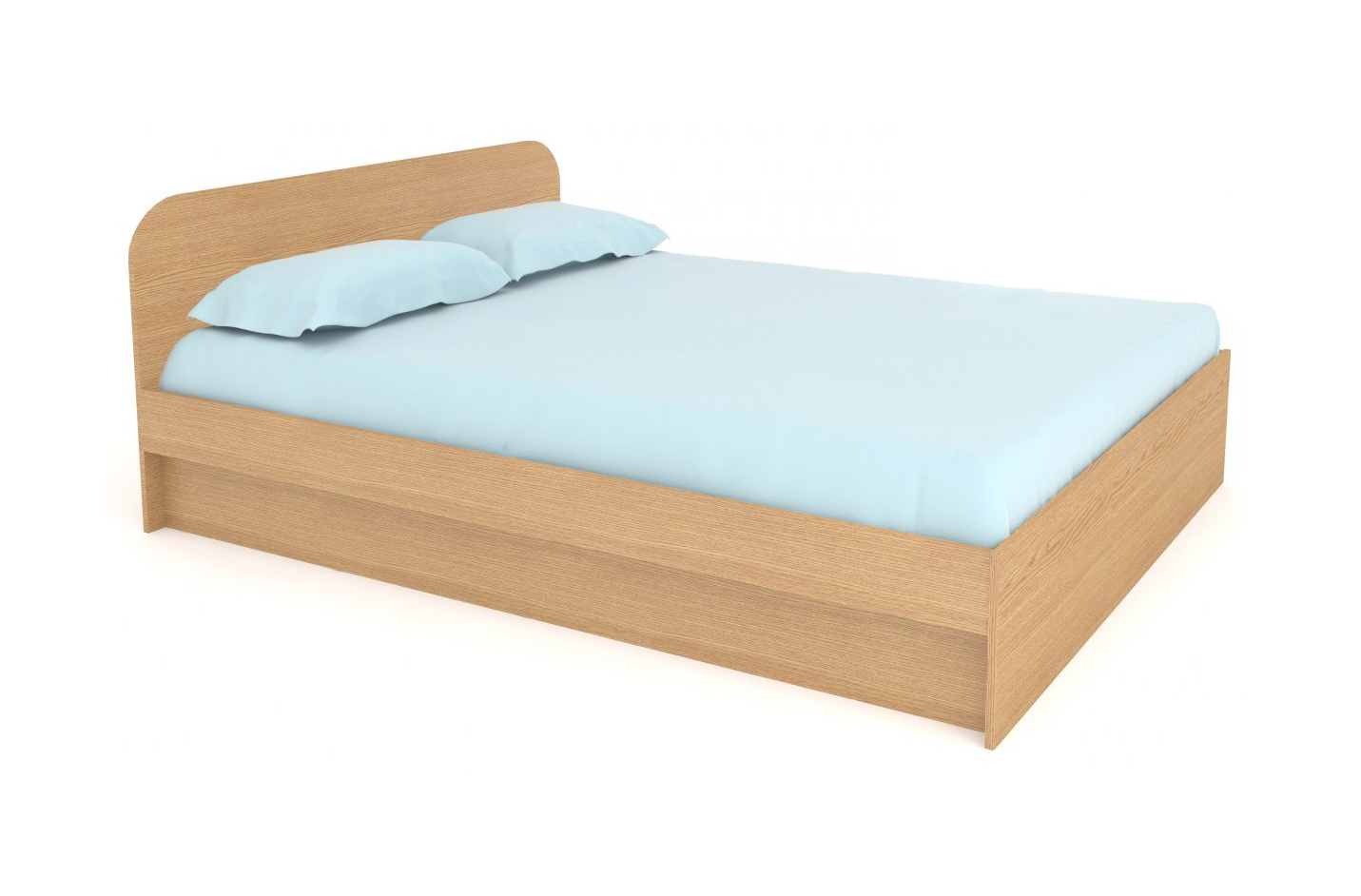 Кровать Полина двуспальная кровать натура дуб табачный craft экокожа 180х200 см анатомическое основание с подъемным механизмом