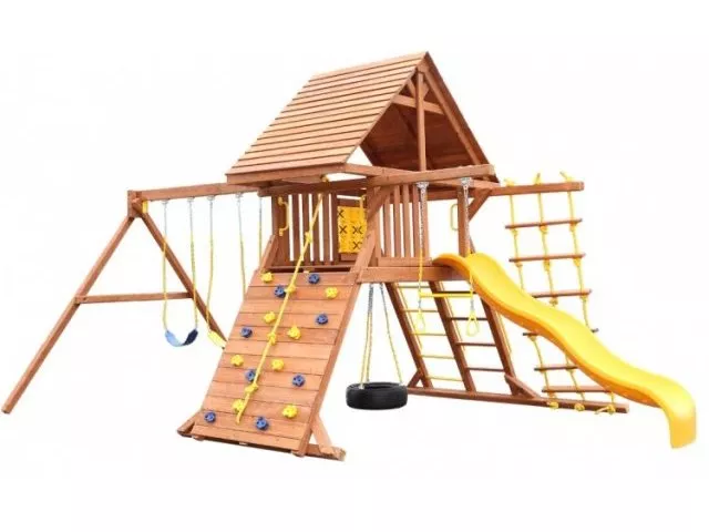 Деревянная площадка для детей Original Castle Playgarden