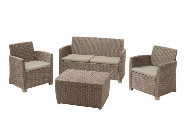 Садовая мебель Keter California 3 seater set brown