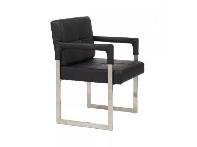 DG-HOME Кресло Aster Chair Black Leather