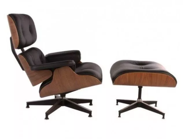 DG-HOME Кресло Eames Lounge Chair & Ottoman Premium