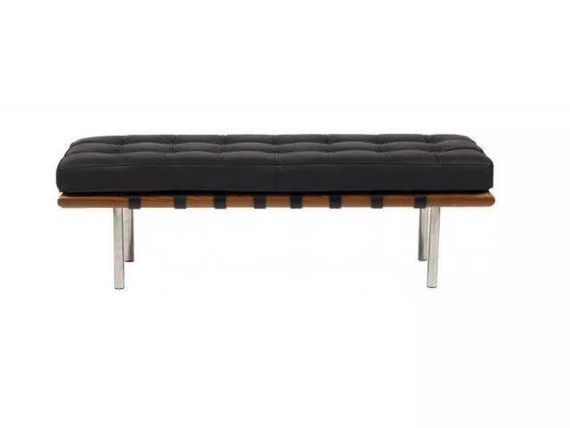 DG-HOME Кушетка Barcelona Bench Black Leather