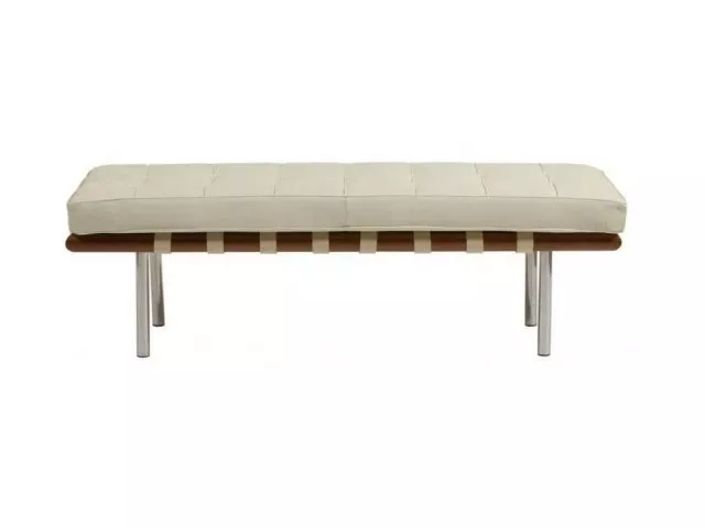 DG-HOME DG-HOME Кушетка Barcelona Bench Cream Premium Leather