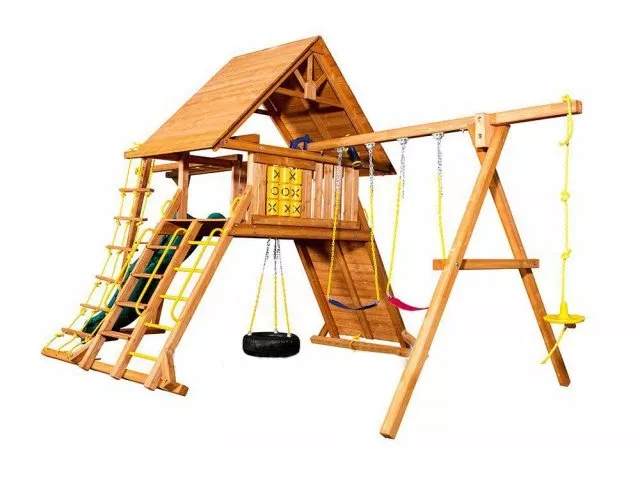 Деревянная площадка для детей Original Castle II Playgarden