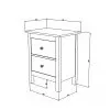 Прикроватная тумба Hemnes Хемнэс Икеа