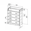 Комод пеленальный Малыш-11