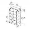Комод пеленальный Малыш-18
