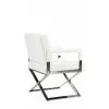 DG-HOME Кресло Aster X Chair White Premium Leather