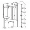 Модульная прихожая Горизонт-13