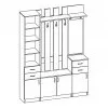 Модульная прихожая Горизонт-3