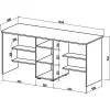 Письменный стол для двоих Форест-7