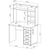 Письменный стол с надстройкой Остин-11