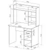 Письменный стол с надстройкой Остин-9
