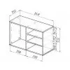 Тумба для обуви Лана ПОЛ-2 (1С+1П)