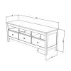 ТВ-тумба Hemnes Хемнэс Икеа