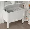 Скамья с ящиком-штанга и 4 крючка Hemnes Хемнэс Икеа