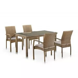Комплект мебели T256B/Y379B-W65 Light Brown Афина