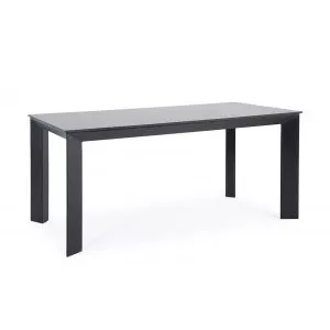 Обеденный стол из HPL Венето серый гранит